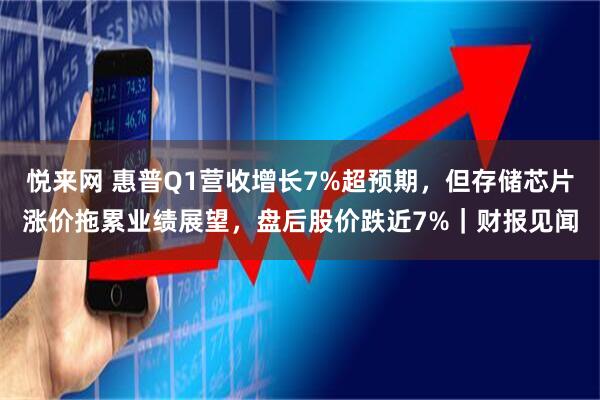 悦来网 惠普Q1营收增长7%超预期，但存储芯片涨价拖累业绩展望，盘后股价跌近7%｜财报见闻